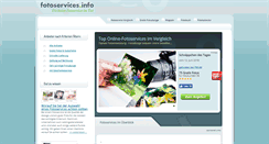 Desktop Screenshot of fotoservices.info